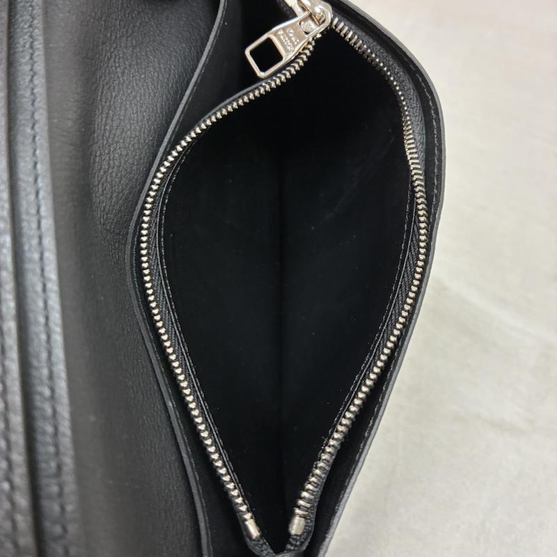 ルイヴィトン LOUIS VUITTON 財布 長財布 M58802 アエログラム ポルトフォイユ ブラザ トリヨン レザー LV ロゴ 型押し 長財布 - ロゴ、文字 X ワンポイント 黒 / ブラック / black メンズ USED 古着 中古 50157644