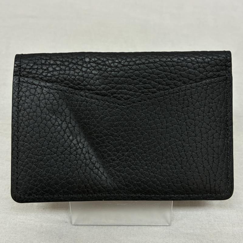 ルイヴィトン LOUIS VUITTON 財布 二つ折り M58825 オーガナイザー ドゥ ポッシュ カードケース パスケース 名刺入れ トリヨン レザー LV ロゴ 型押し - ロゴ、文字 X ワンポイント 黒 / ブラック / black メンズ USED 古着 中古 50157646