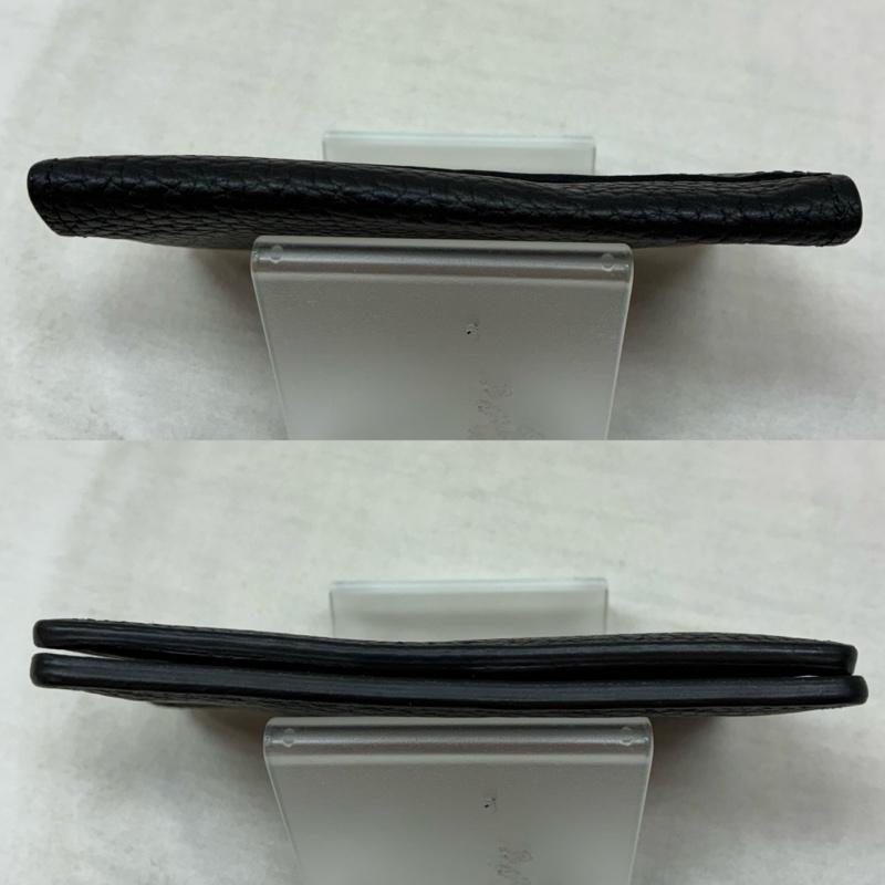 ルイヴィトン LOUIS VUITTON 財布 二つ折り M58825 オーガナイザー ドゥ ポッシュ カードケース パスケース 名刺入れ トリヨン レザー LV ロゴ 型押し - ロゴ、文字 X ワンポイント 黒 / ブラック / black メンズ USED 古着 中古 50157646