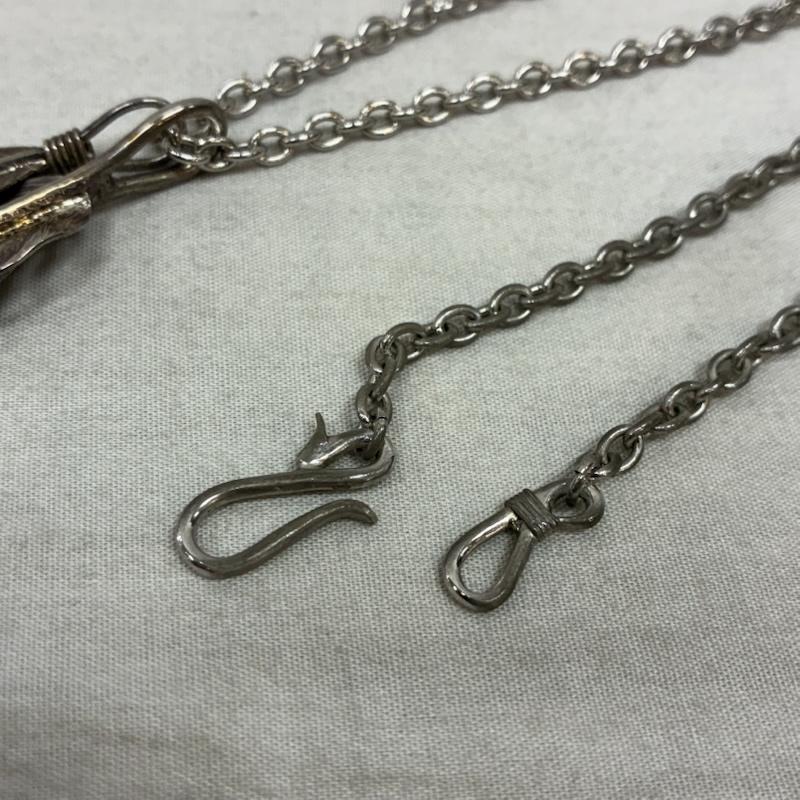 クレイジークラウド crazycloud アクセサリー ネックレス、ペンダント Silver 925 シルバー 風切り フェザー S L ブラス ロジウムメッキコーティング チェーン ネックレス - メンズ USED 古着 中古 50157648
