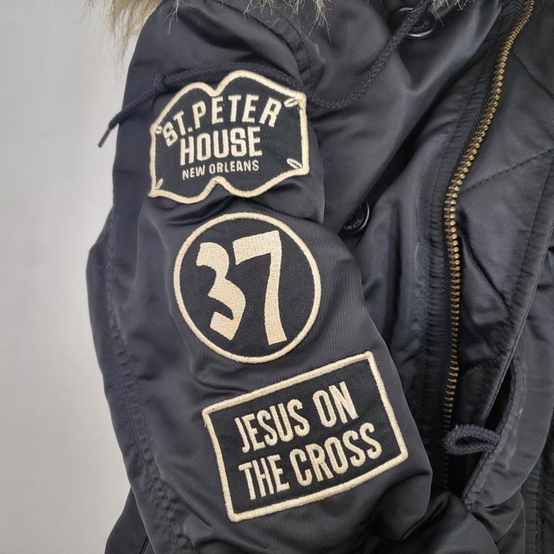 ヒステリックグラマー HYSTERIC GLAMOUR ジャケット、上着 フライトジャケット 2AB-6750 米軍 N-２B プリマロフト フェイクファー FREE 無地 黒 / ブラック / black レディース USED 古着 中古 50157662