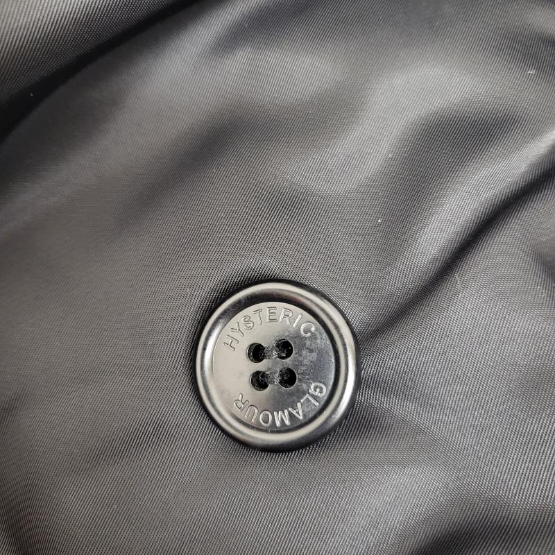 ヒステリックグラマー HYSTERIC GLAMOUR ジャケット、上着 フライトジャケット 2AB-6750 米軍 N-２B プリマロフト フェイクファー FREE 無地 黒 / ブラック / black レディース USED 古着 中古 50157662