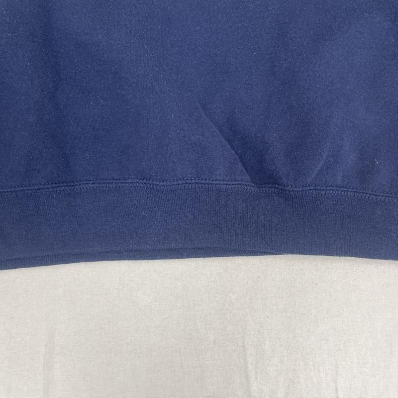 カーハート Carhartt トレーナー 長袖 リメイク ドッキング スリーブ切替 スウェット L 紺 / ネイビー / navy メンズ USED 古着 中古 50157664