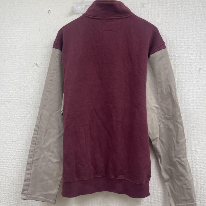 カーハート Carhartt トレーナー 長袖 リメイク ハーフジップ スウェット シャツ XL えんじ / ワインレッド / dark red メンズ USED 古着 中古 50157665