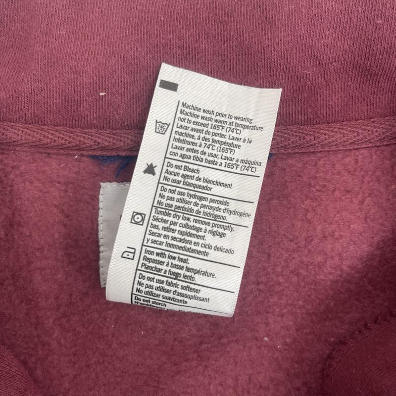 カーハート Carhartt トレーナー 長袖 リメイク ハーフジップ スウェット シャツ XL えんじ / ワインレッド / dark red メンズ USED 古着 中古 50157665