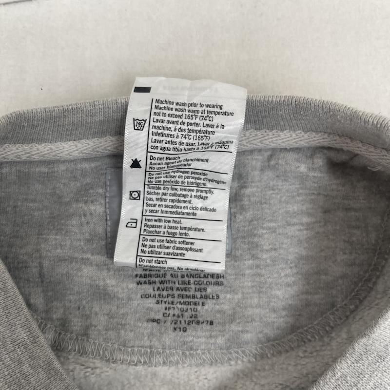 カーハート Carhartt トレーナー 長袖 デニム ポケット ドッキング リメイク スウェット XL 灰 / グレー / gray メンズ USED 古着 中古 50157668