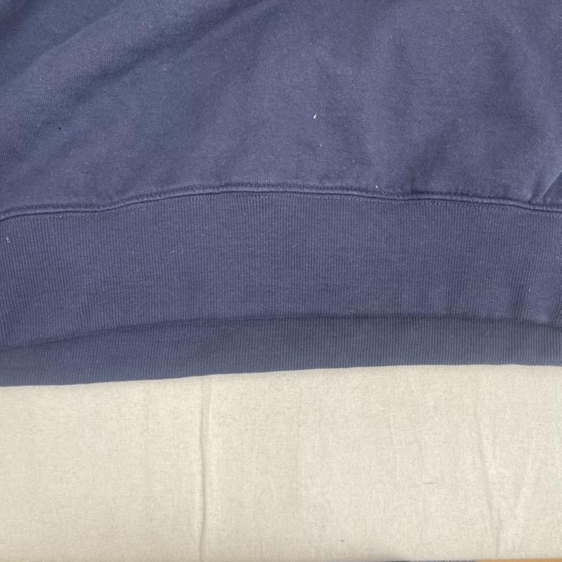 カーハート Carhartt トレーナー 長袖 ポケット ドッキング リメイク スウェット XL 紺 / ネイビー / navy メンズ USED 古着 中古 50157670