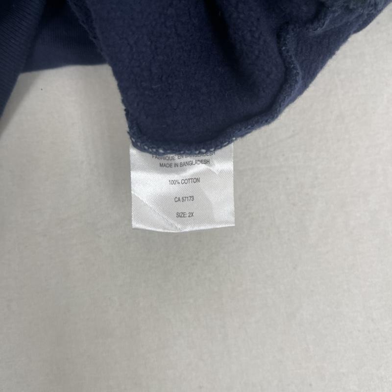 カーハート Carhartt トレーナー 長袖 ポケット ドッキング リメイク スウェット XL 紺 / ネイビー / navy メンズ USED 古着 中古 50157670