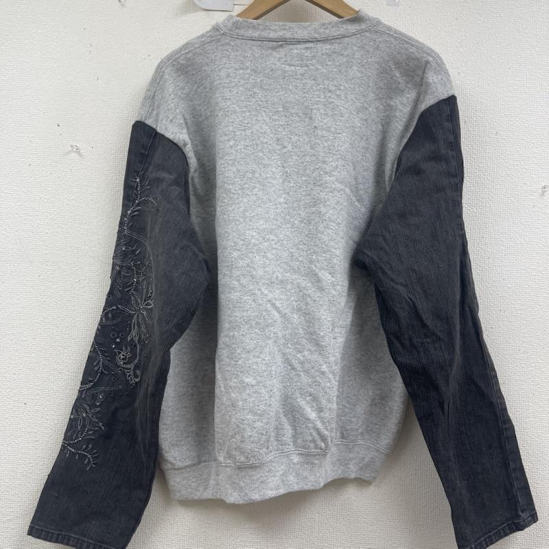 カーハート Carhartt トレーナー 長袖 ポケット ドッキング リメイク スウェット L 灰 / グレー / gray メンズ USED 古着 中古 50157671