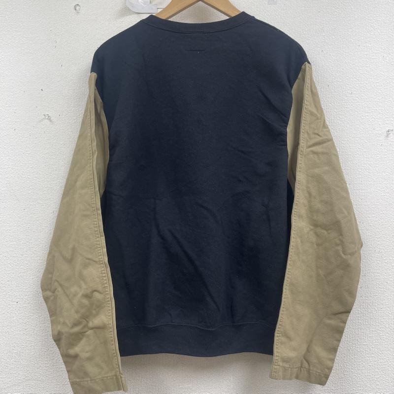 カーハート Carhartt トレーナー 長袖 デニム ポケット ドッキング リメイク スウェット L 黒 / ブラック / black メンズ USED 古着 中古 50157672