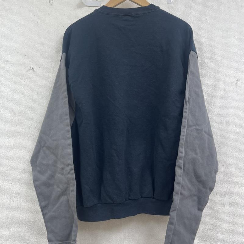 カーハート Carhartt トレーナー 長袖 デニム ポケット ドッキング リメイク スウェット L 黒 / ブラック / black メンズ USED 古着 中古 50157675