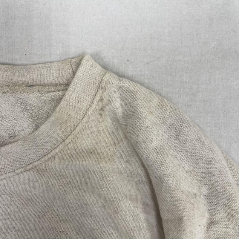 カーハート Carhartt トレーナー 長袖 デニム ポケット ドッキング リメイク スウェット XL オフホワイト / オフホワイト / メンズ USED 古着 中古 50157676