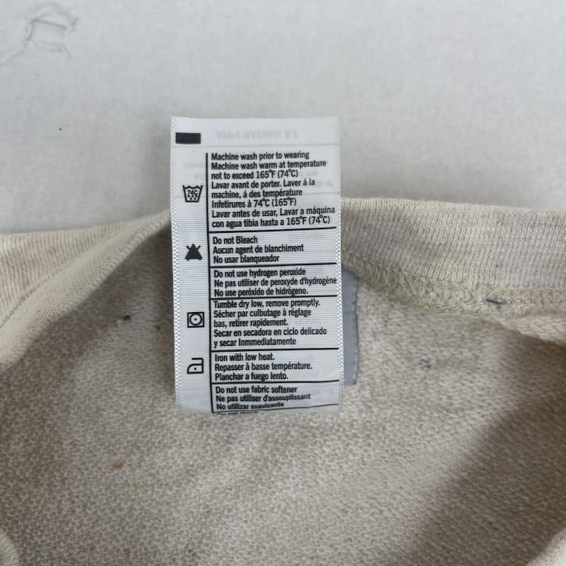 カーハート Carhartt トレーナー 長袖 デニム ポケット ドッキング リメイク スウェット XL オフホワイト / オフホワイト / メンズ USED 古着 中古 50157676