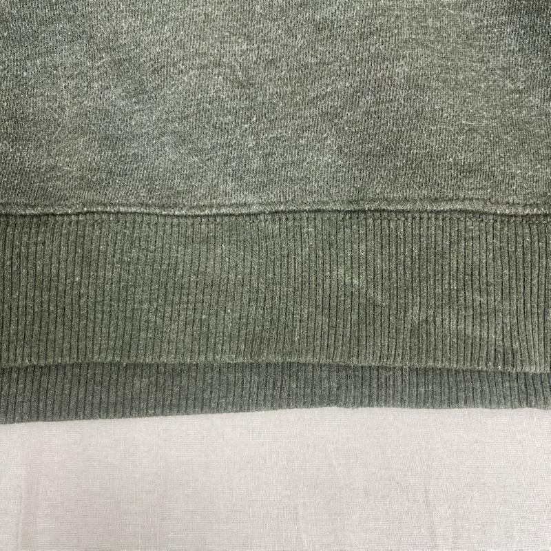 カーハート Carhartt トレーナー 長袖 ハーフジップ デニム ポケット ドッキング リメイク スウェット L 緑 / グリーン / green メンズ USED 古着 中古 50157681