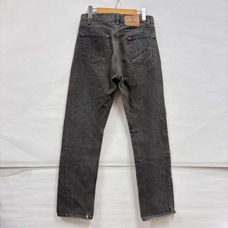 リーバイス Levi s パンツ デニム、ジーンズ 90s 501 デニム ジーンズ 後染め ボタンフライ 刻印653 W31 L32 USA製 31インチ 無地 黒 / ブラック / black メンズ USED 古着 中古 50157685