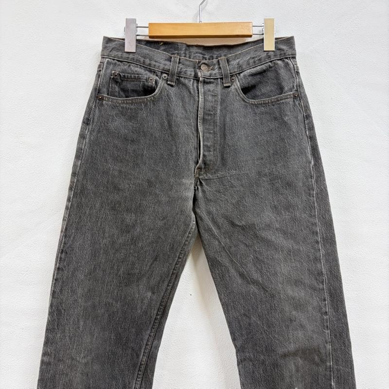 リーバイス Levi s パンツ デニム、ジーンズ 90s 501 デニム ジーンズ 後染め ボタンフライ 刻印653 W31 L32 USA製 31インチ 無地 黒 / ブラック / black メンズ USED 古着 中古 50157685
