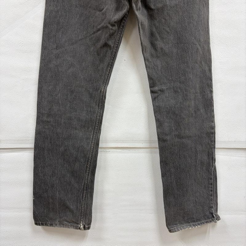 リーバイス Levi s パンツ デニム、ジーンズ 90s 501 デニム ジーンズ 後染め ボタンフライ 刻印653 W31 L32 USA製 31インチ 無地 黒 / ブラック / black メンズ USED 古着 中古 50157685