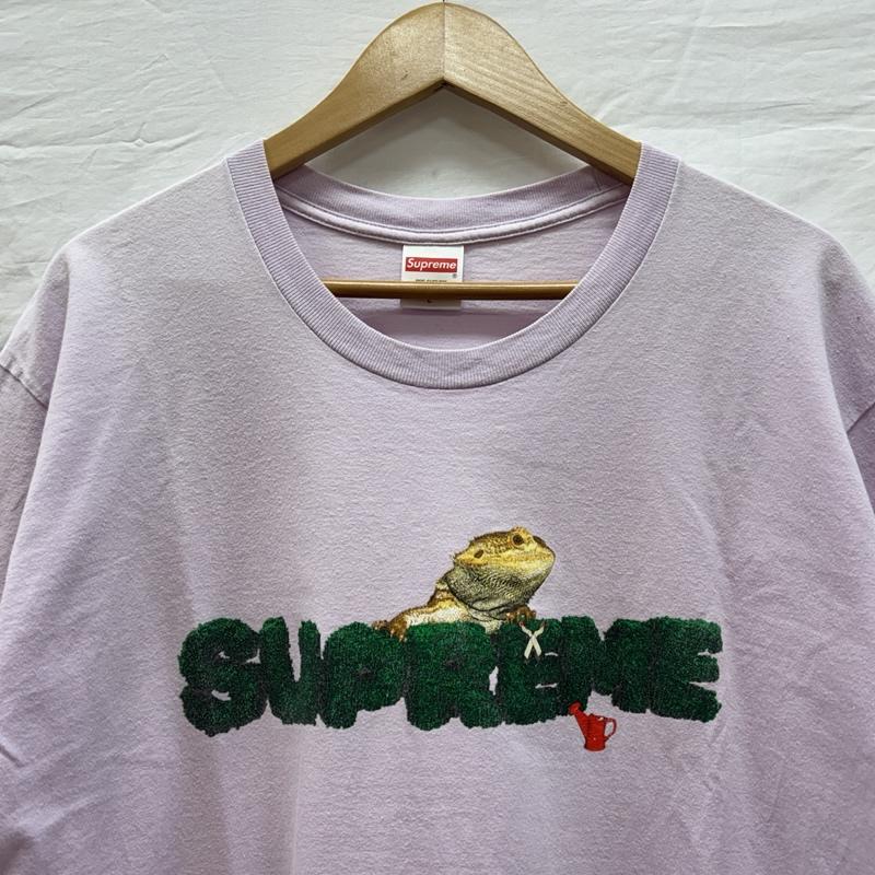シュプリーム Supreme Tシャツ 半袖 20SS LIZARD Tee リザード ロゴ クルーネック 半袖 Tシャツ L 桃 / ピンク / pink メンズ USED 古着 中古 50157691
