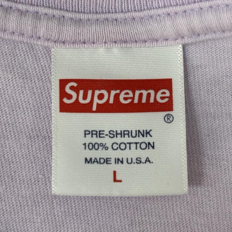 シュプリーム Supreme Tシャツ 半袖 20SS LIZARD Tee リザード ロゴ クルーネック 半袖 Tシャツ L 桃 / ピンク / pink メンズ USED 古着 中古 50157691