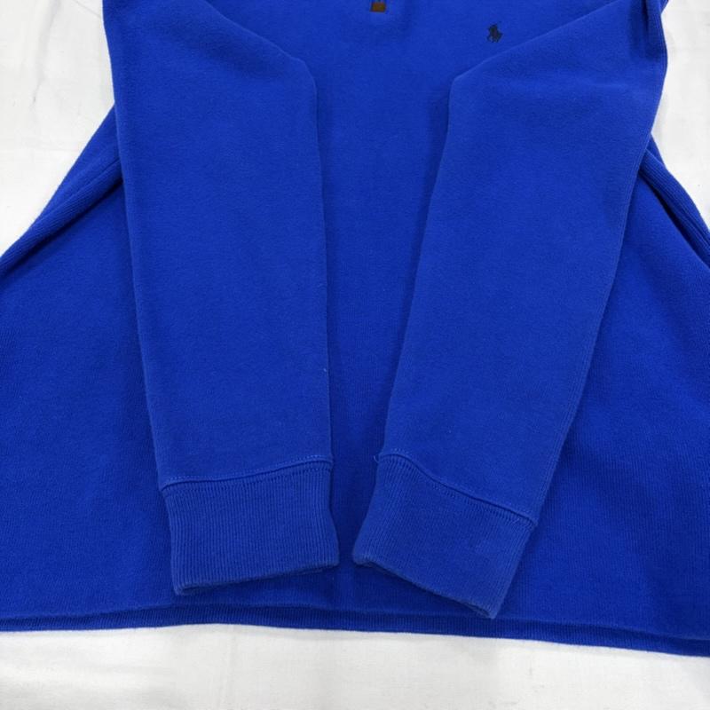 ラルフローレン RALPHLAUREN トレーナー 長袖 ハーフジップ トレーナー ポニー刺繡 スウェット M 無地 X ワンポイント X ロゴ、文字 X 刺繍 青 / ブルー / blue X 紺 / ネイビー / navy メンズ USED 古着 中古 50157704