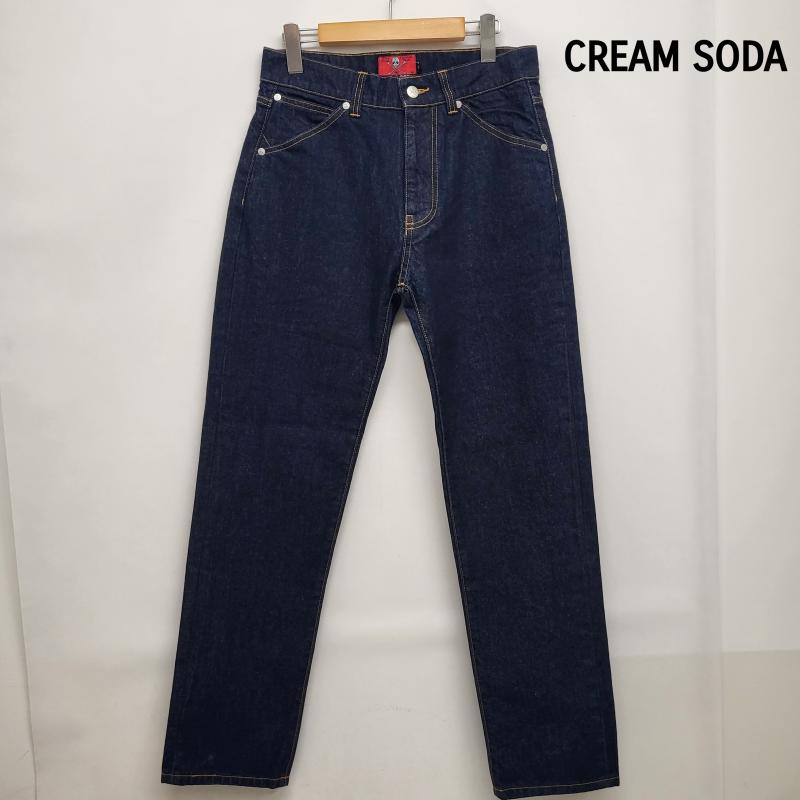クリームソーダ CREAMSODA パンツ デニム、ジーンズ PD25PT-01 イマズマステッチ ドクロ ロカビリー S メンズ USED 古着 中古 50157708
