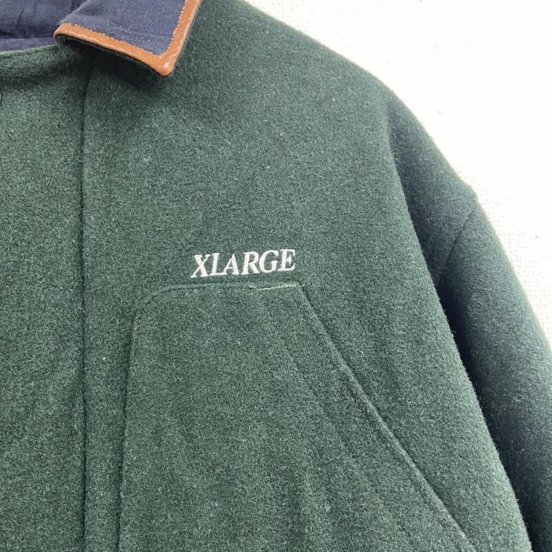 エクストララージ XLARGE ジャケット、上着 ジャンパー、ブルゾン ウール ワーク ジャケット スタジャン 101214021005 M 緑 / グリーン / green メンズ USED 古着 中古 50157709