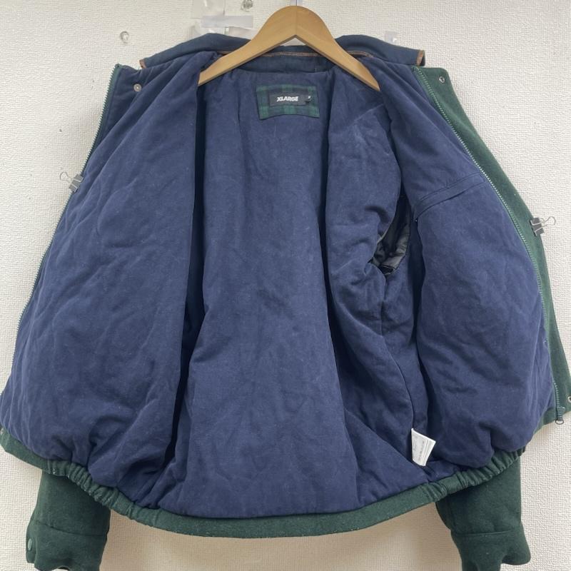 エクストララージ XLARGE ジャケット、上着 ジャンパー、ブルゾン ウール ワーク ジャケット スタジャン 101214021005 M 緑 / グリーン / green メンズ USED 古着 中古 50157709