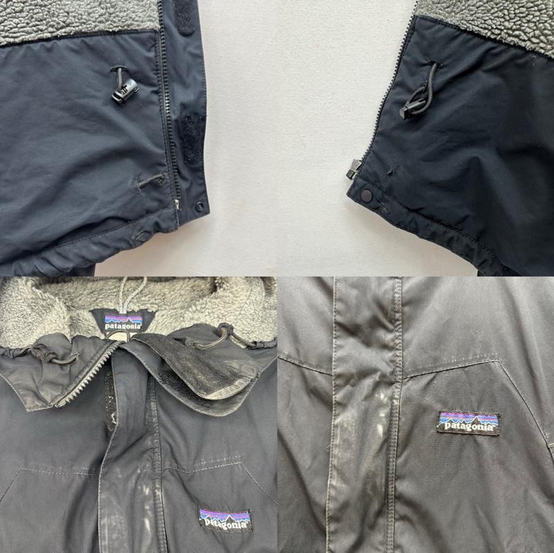 パタゴニア patagonia ジャケット、上着 ジャンパー、ブルゾン 04年製 INFURNO JACKET ナイロン フリース インファーノ ジャケット 84303 M 黒 / ブラック / black メンズ USED 古着 中古 50157710
