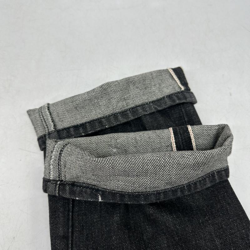 グッドイナフ GOODENOUGH パンツ デニム、ジーンズ FINESSE DENIM セルビッチ ブラック デニム パンツ 28インチ 黒 / ブラック / black メンズ USED 古着 中古 50157713