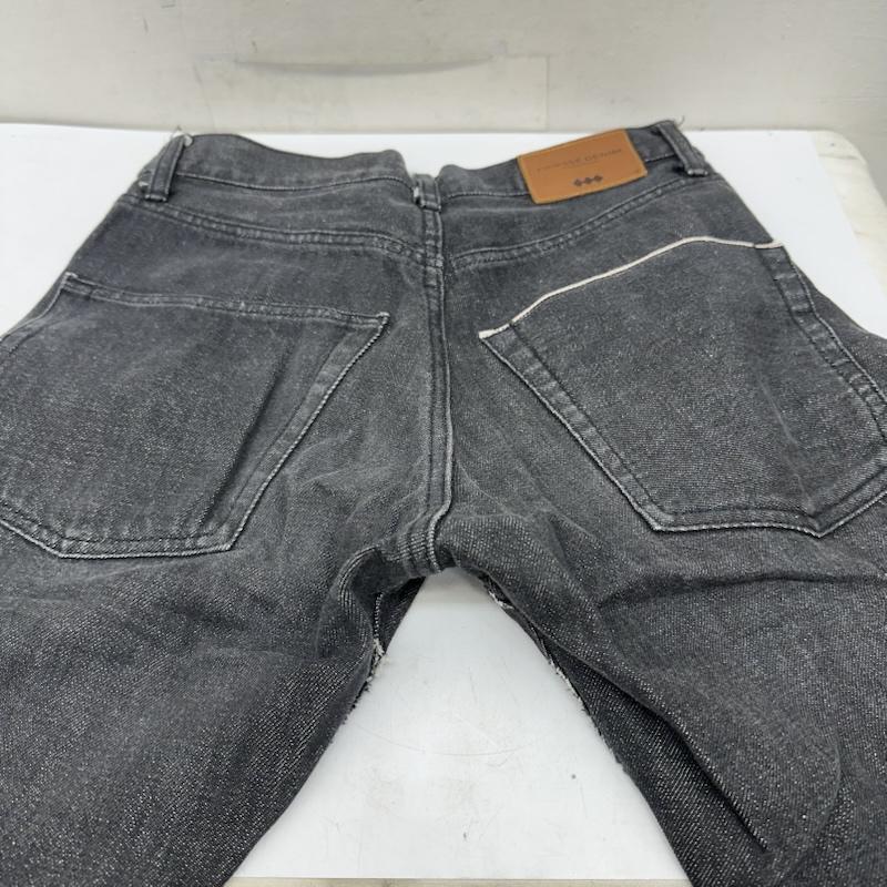 グッドイナフ GOODENOUGH パンツ デニム、ジーンズ FINESSE DENIM セルビッチ ブラック デニム パンツ 28インチ 黒 / ブラック / black メンズ USED 古着 中古 50157713