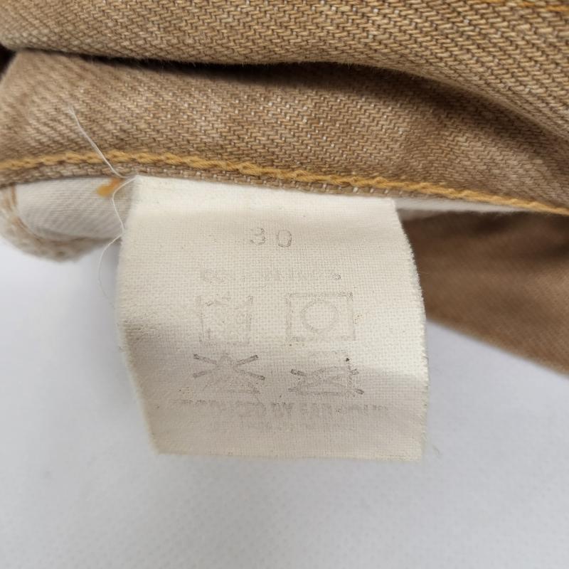 スカルジーンズ SKULLJEANS パンツ デニム、ジーンズ スカル ブーツカット MUSTAGサイズ30 39インチ メンズ USED 古着 中古 50157715