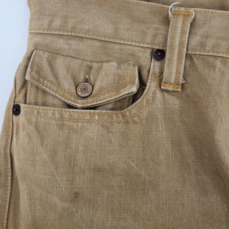 スカルジーンズ SKULLJEANS パンツ デニム、ジーンズ スカル ブーツカット MUSTAGサイズ30 39インチ メンズ USED 古着 中古 50157715