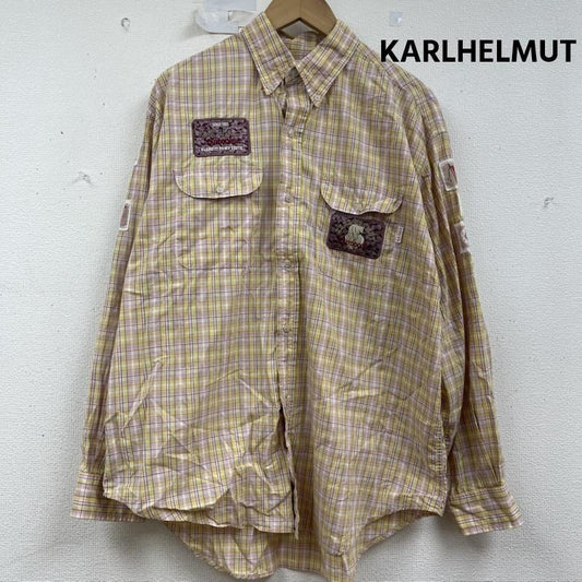 カールヘルム KARLHELMUT シャツ、ブラウス 長袖 ピンクハウス タータン チェック柄 コットン シャツ M 黄 / イエロー / yellow メンズ USED 古着 中古 50157717