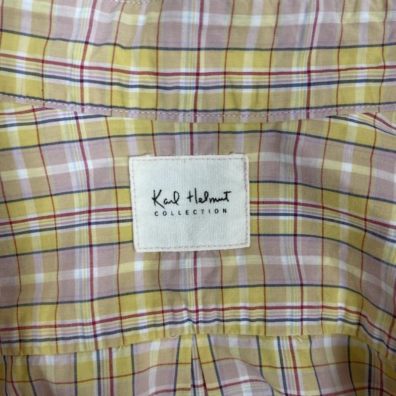 カールヘルム KARLHELMUT シャツ、ブラウス 長袖 ピンクハウス タータン チェック柄 コットン シャツ M 黄 / イエロー / yellow メンズ USED 古着 中古 50157717