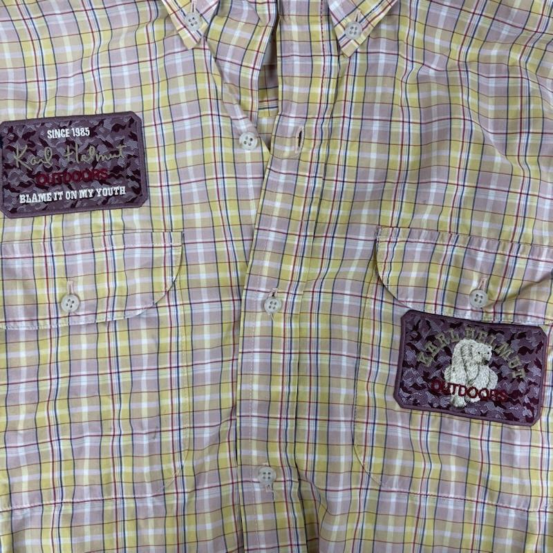 カールヘルム KARLHELMUT シャツ、ブラウス 長袖 ピンクハウス タータン チェック柄 コットン シャツ M 黄 / イエロー / yellow メンズ USED 古着 中古 50157717