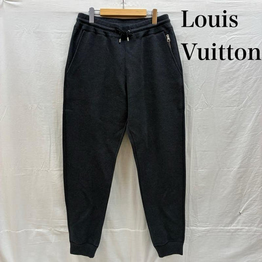 ルイヴィトン LOUIS VUITTON ボトムス ボトムス LV サークルロゴ コットン ナイロン ジョガー イージー スウェット パンツ RM171Q XL ワンポイント X ロゴ、文字 灰 / グレー / gray X チャコールグレー / チャコールグレー / メンズ USED 古着 中古 50157727