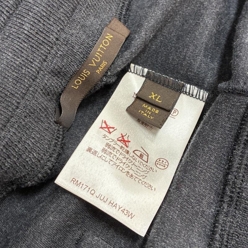 ルイヴィトン LOUIS VUITTON ボトムス ボトムス LV サークルロゴ コットン ナイロン ジョガー イージー スウェット パンツ RM171Q XL ワンポイント X ロゴ、文字 灰 / グレー / gray X チャコールグレー / チャコールグレー / メンズ USED 古着 中古 50157727