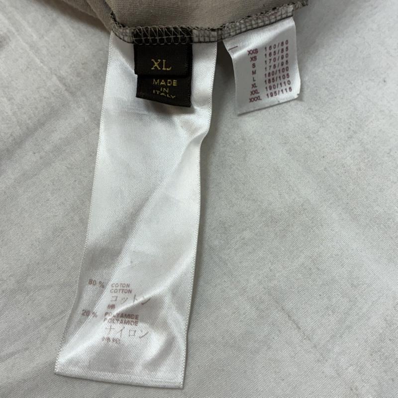 ルイヴィトン LOUIS VUITTON トレーナー 長袖 ガストンV グラフィック プリント コットン ナイロン プルオーバー クルーネック スウェット RM151M XL ロゴ、文字 X プリント 黒 / ブラック / black メンズ USED 古着 中古 50157729