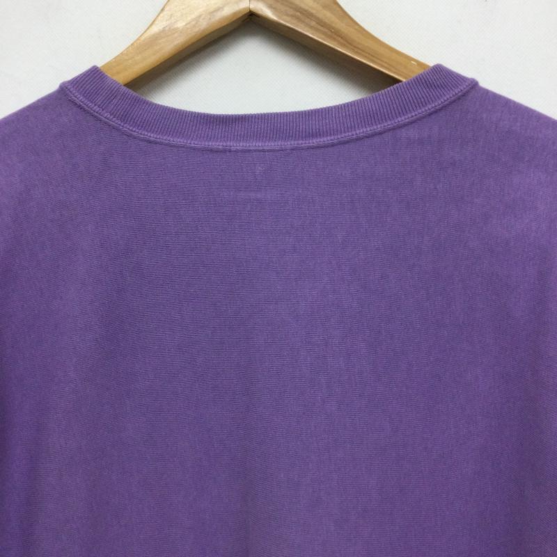 チャンピオン Champion Tシャツ 長袖 Champion 長袖Tシャツ コットン C3-S414 REVERSE WEAVE T-SHIRT M ロゴ、文字 紫 / パープル / purple メンズ USED 古着 中古 50157748
