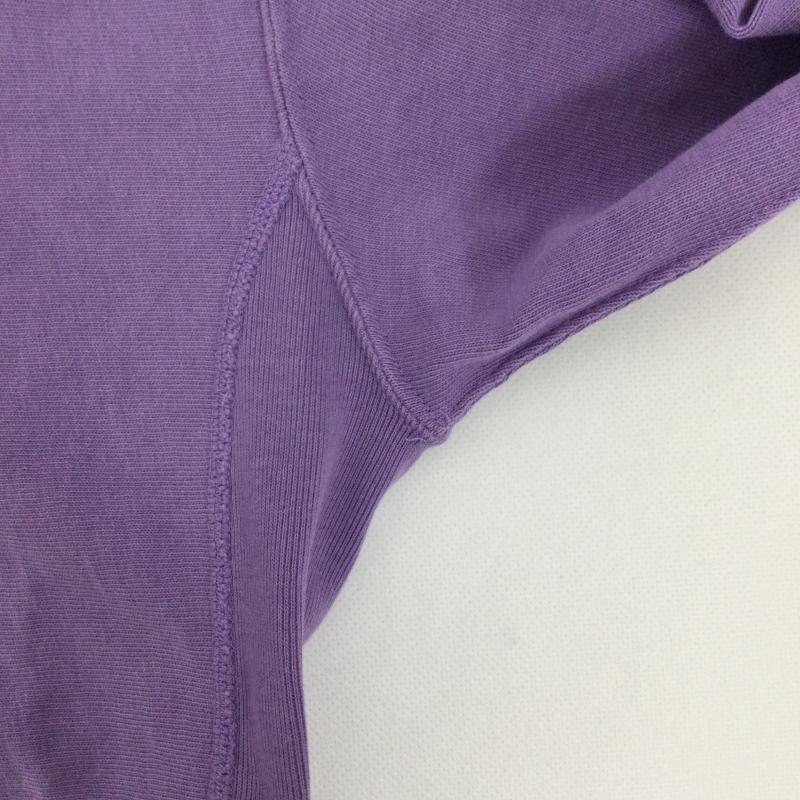 チャンピオン Champion Tシャツ 長袖 Champion 長袖Tシャツ コットン C3-S414 REVERSE WEAVE T-SHIRT M ロゴ、文字 紫 / パープル / purple メンズ USED 古着 中古 50157748