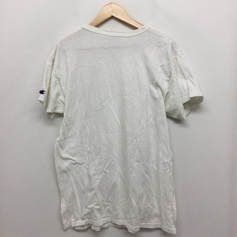 チャンピオン Champion Tシャツ 半袖 CHAMPION NFL BROWNS フットボール Tシャツ チャンピオン　ビンテージ アメリカ製 L プリント 白 / ホワイト / white メンズ USED 古着 中古 50157749