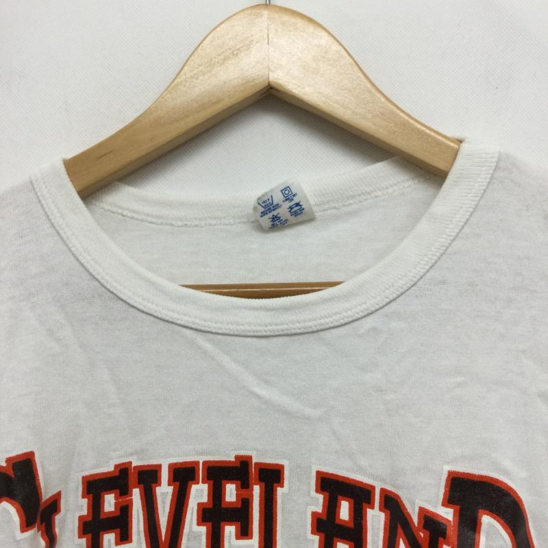 チャンピオン Champion Tシャツ 半袖 CHAMPION NFL BROWNS フットボール Tシャツ チャンピオン　ビンテージ アメリカ製 L プリント 白 / ホワイト / white メンズ USED 古着 中古 50157749