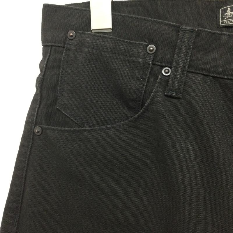 ヒステリックグラマー HYSTERIC GLAMOUR パンツ ワークパンツ、ペインターパンツ HYSTERIC GLAMOUR 尾錠付ワークパンツ S コットン BLK 02231AP12 S 無地 黒 / ブラック / black メンズ USED 古着 中古 50157754