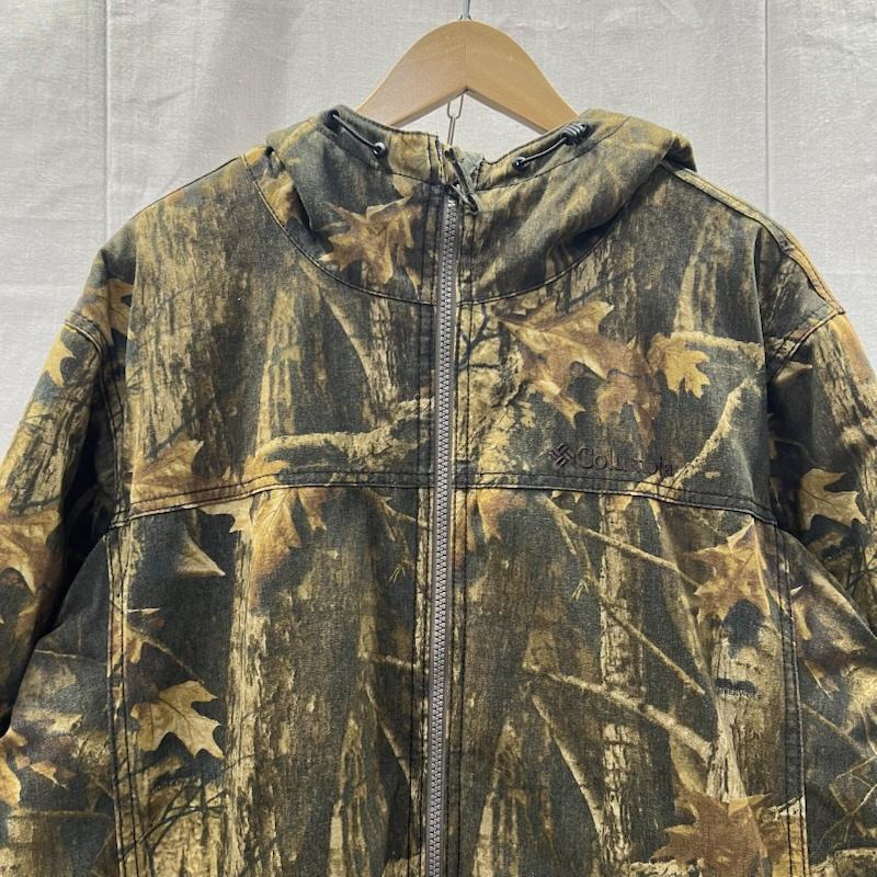 コロンビア Columbia ジャケット、上着 ジャンパー、ブルゾン リアルツリー カモ ロマビスタフディージャケット XL カーキ / カーキ / khaki メンズ USED 古着 中古 50157757