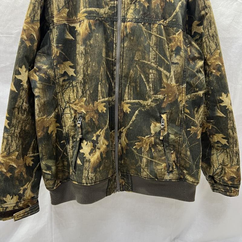 コロンビア Columbia ジャケット、上着 ジャンパー、ブルゾン リアルツリー カモ ロマビスタフディージャケット XL カーキ / カーキ / khaki メンズ USED 古着 中古 50157757