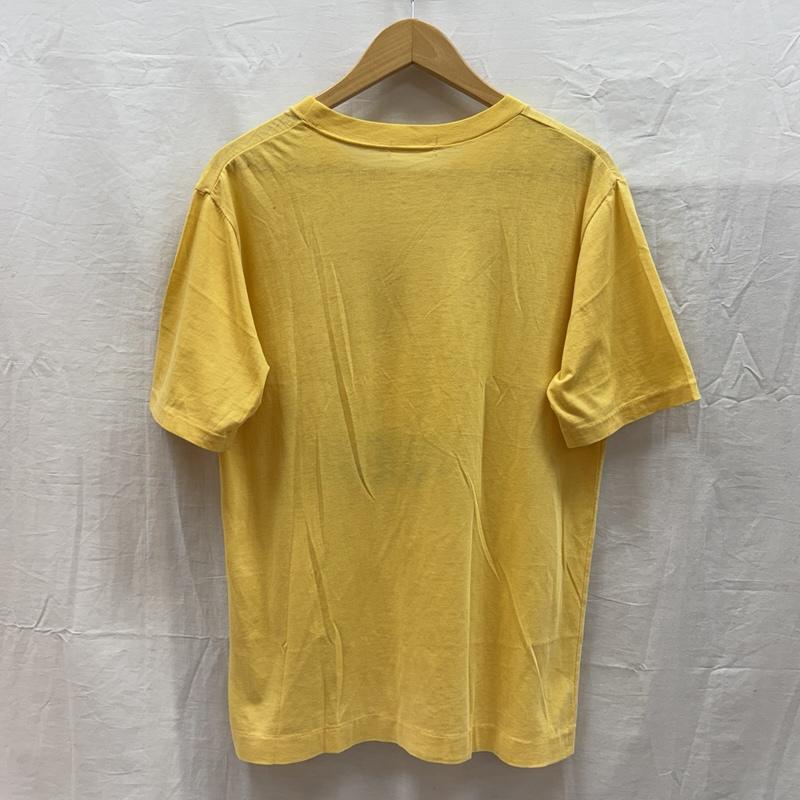 ヴィンテージ VINTAGE Tシャツ 半袖 ABBA 80年代 ロゴ プリント バンド Tシャツ バンT 80s - 黄 / イエロー / yellow メンズ USED 古着 中古 50157759