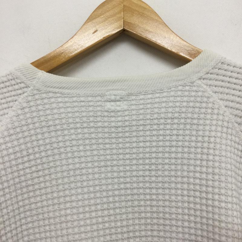 キャプテン サンシャイン Kaptain Sunshine Tシャツ 長袖 KAPTAIN SUNSHINE キャプテンサンシャイン ラグランスリーブワッフルスウェット トレーナー グレー KS7FCS02 38 無地 白 / ホワイト / white メンズ USED 古着 中古 50157761