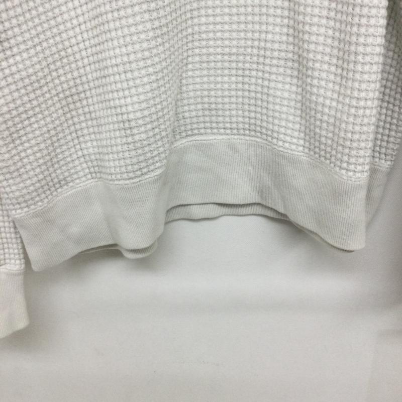 キャプテン サンシャイン Kaptain Sunshine Tシャツ 長袖 KAPTAIN SUNSHINE キャプテンサンシャイン ラグランスリーブワッフルスウェット トレーナー グレー KS7FCS02 38 無地 白 / ホワイト / white メンズ USED 古着 中古 50157761
