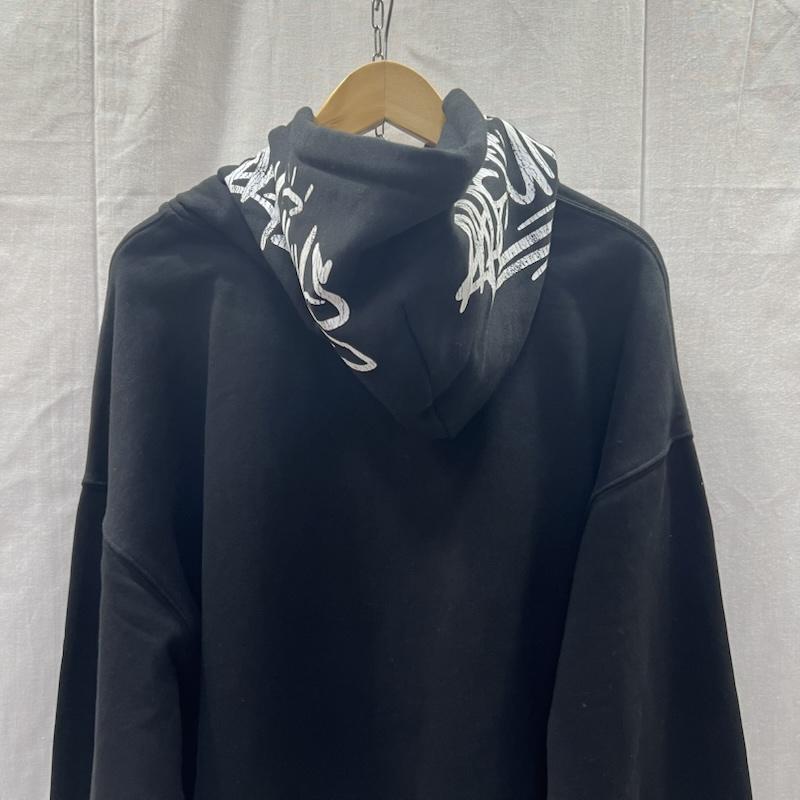 エーエイプバイアベイシングエイプ AAPE BY A BATHING APE パーカー 長袖 ロゴ プリント フルジップ スウェット パーカー XXL 黒 / ブラック / black メンズ USED 古着 中古 50157773
