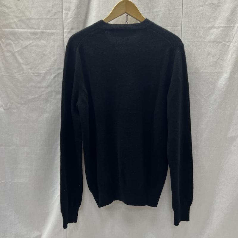 プレイコムデギャルソン PLAY COMME des GARCONS ニット、セーター 長袖 ゴールドエンブレム ウール Vネック ニット M 黒 / ブラック / black メンズ USED 古着 中古 50157775